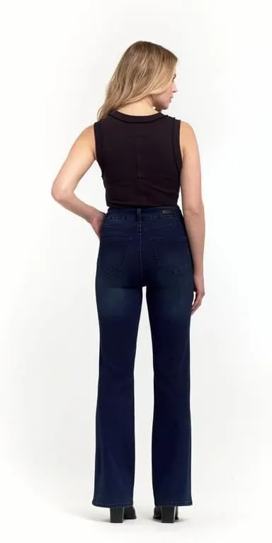 1822 Denim Holly Better Butter High-Rise Slim Boot Jeans for Women in Black - Ultra-Comfy Stretch with Sculpting Fit