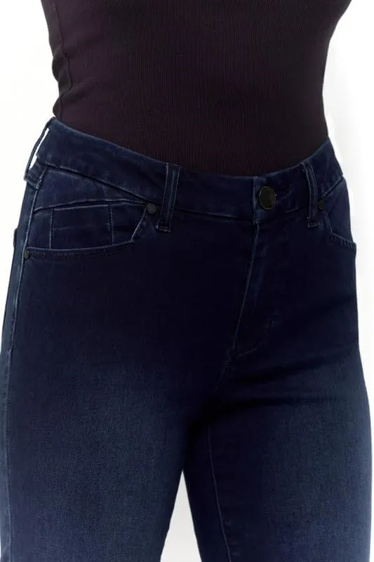 1822 Denim Holly Better Butter High-Rise Slim Boot Jeans for Women in Black - Ultra-Comfy Stretch with Sculpting Fit
