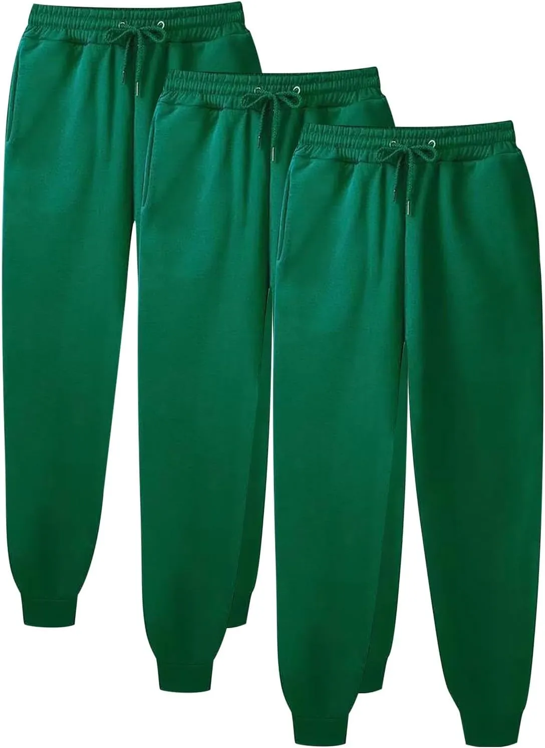 3 Packs Womens Sweatpants Baggy Comfy Lounge Pants Yoga Jogger for Men Casual Workout Cinch Bottom Fleece Pants 2024