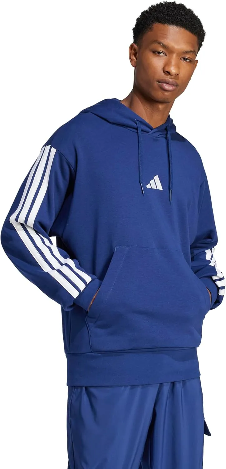 adidas Men's Essentials 3-Stripes French Terry Hoodie