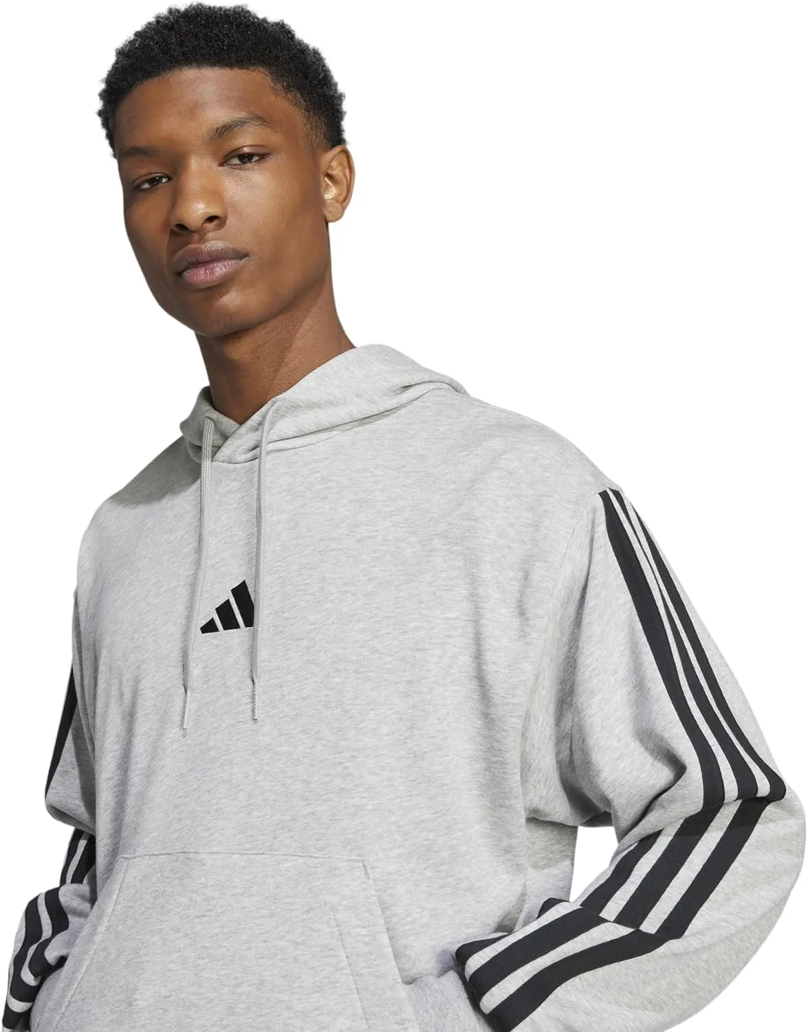 adidas Men's Essentials 3-Stripes French Terry Hoodie