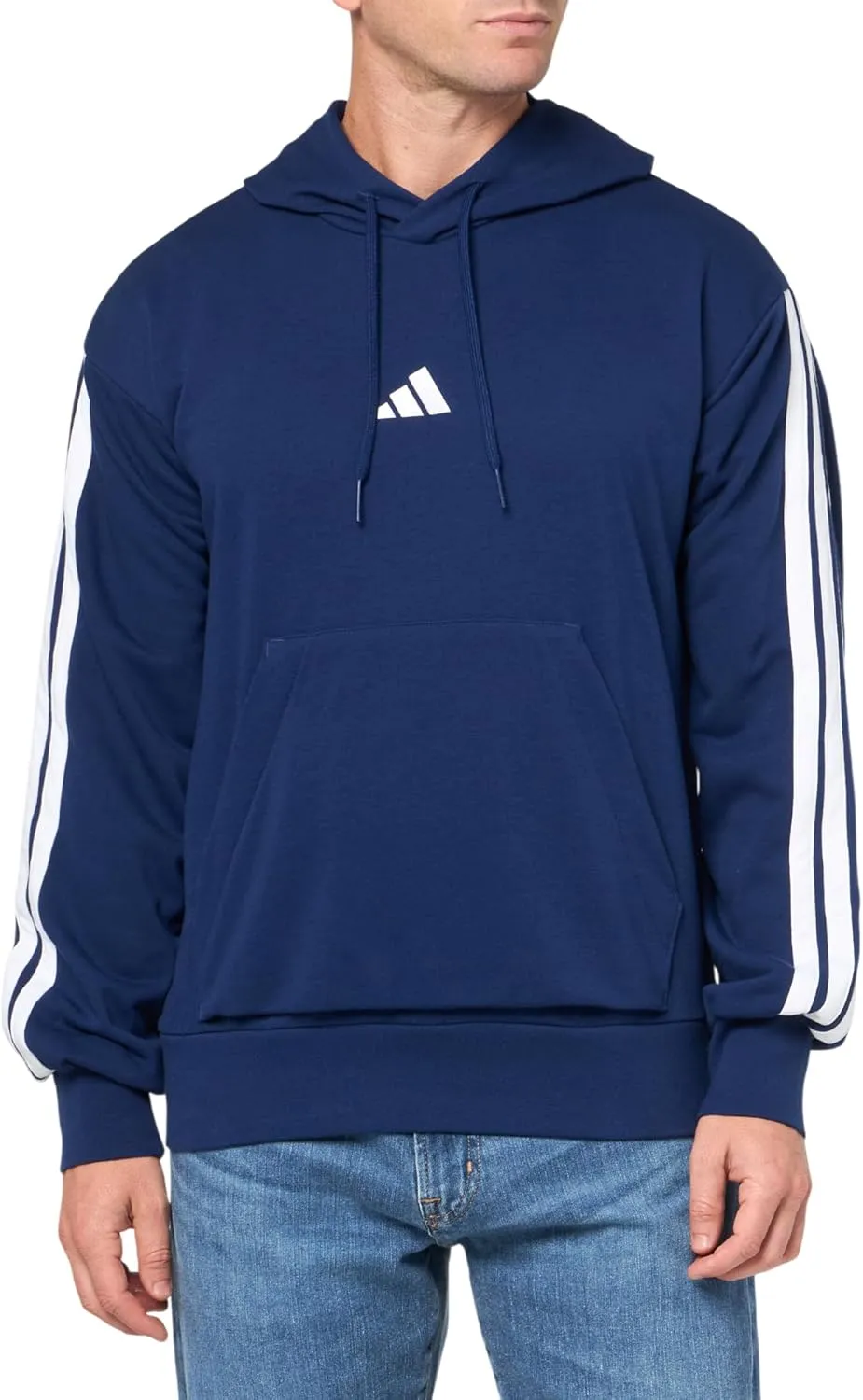 adidas Men's Essentials 3-Stripes French Terry Hoodie