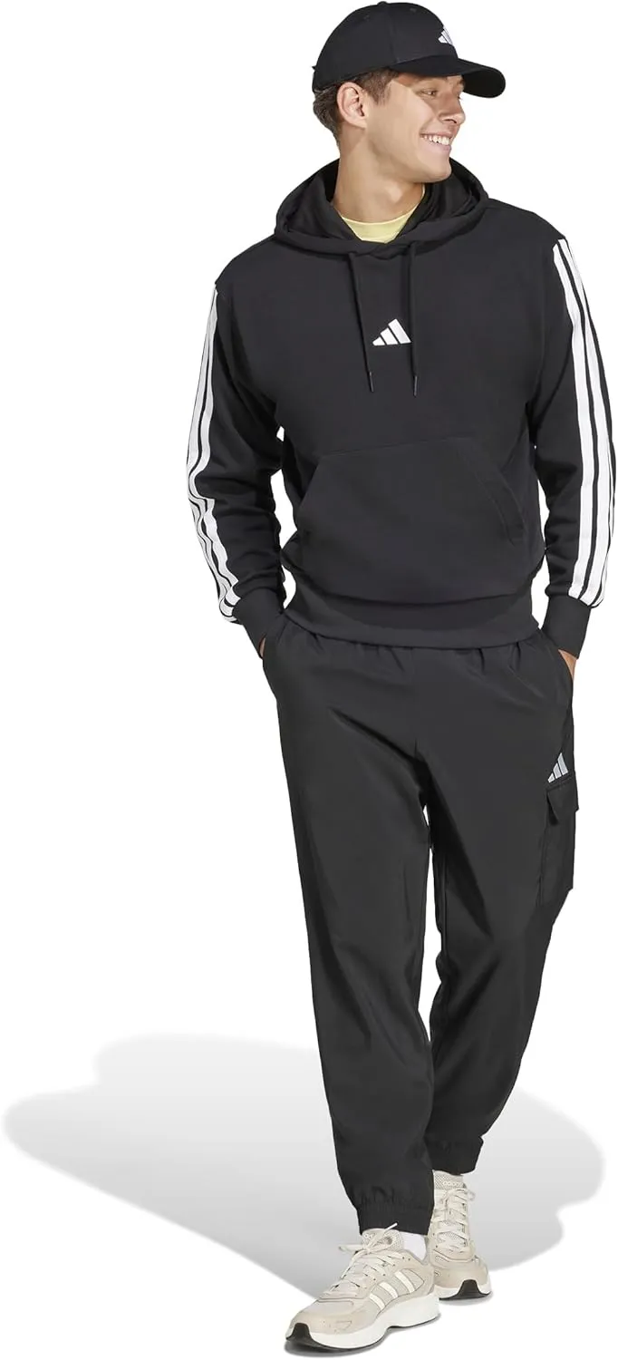 adidas Men's Essentials 3-Stripes French Terry Hoodie