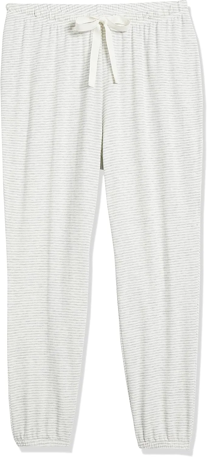 Amazon Essentials Women's Lightweight Lounge Terry Jogger Pajama Pant (Available in Plus Size)