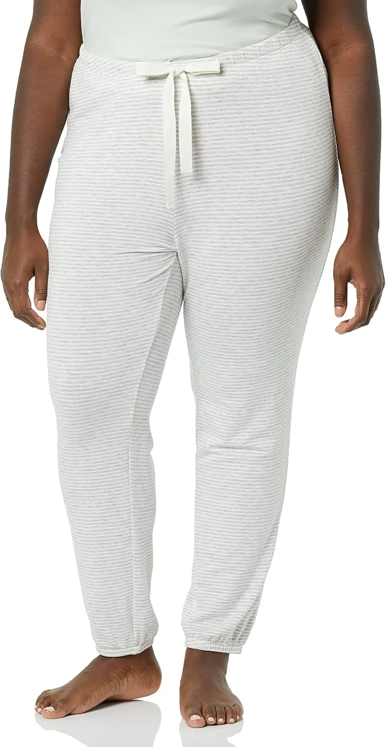 Amazon Essentials Women's Lightweight Lounge Terry Jogger Pajama Pant (Available in Plus Size)