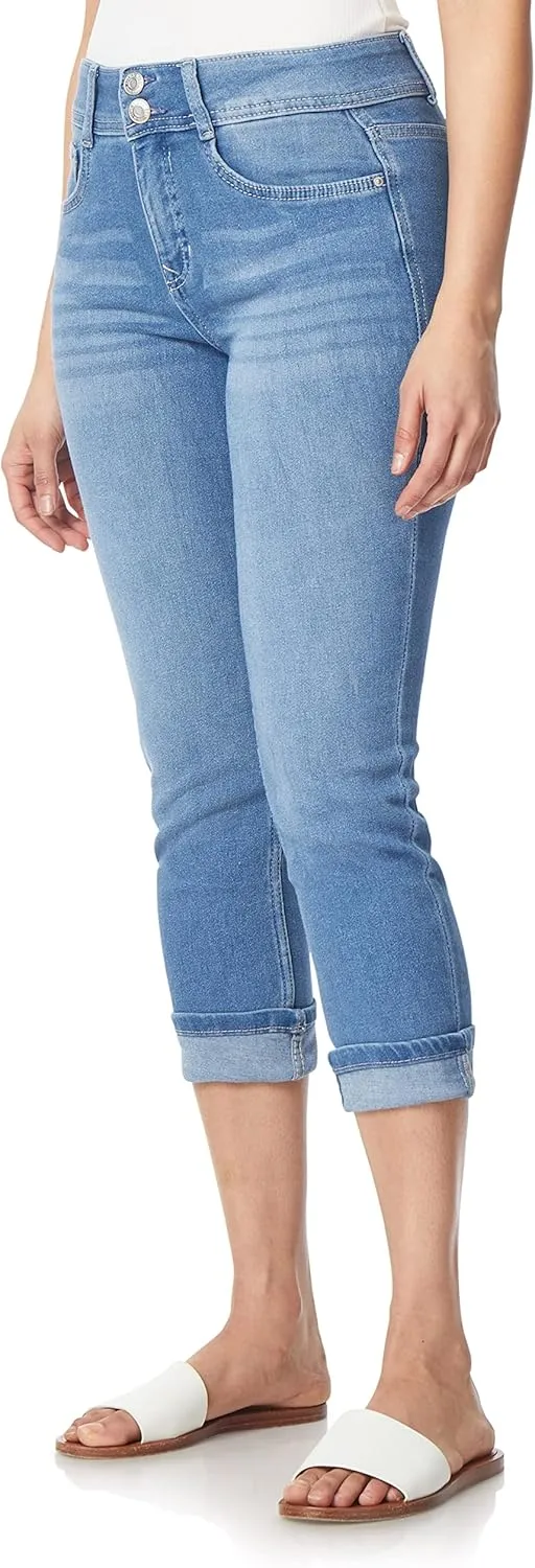 Angels Forever Young Women's Curvy Crop Jeans