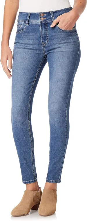 Angels Forever Young Women's Curvy Skinny Jeans