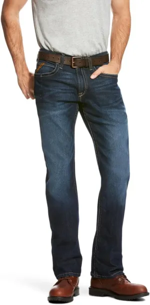 ARIAT Men's Rebar M5 Durastretch Basic Stackable Straight Leg Jean