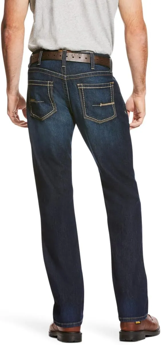 ARIAT Men's Rebar M5 Durastretch Basic Stackable Straight Leg Jean