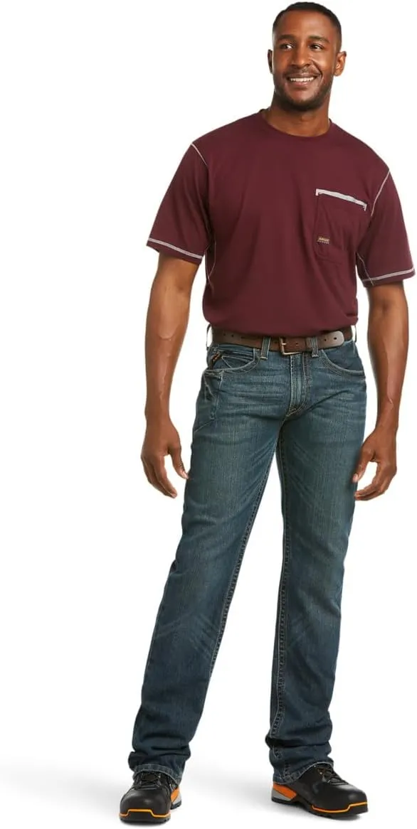 Ariat Men's Rebar M5 Straight Durastretch Edge Straight Leg Jean