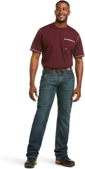 Ariat Men's Rebar M5 Straight Durastretch Edge Straight Leg Jean
