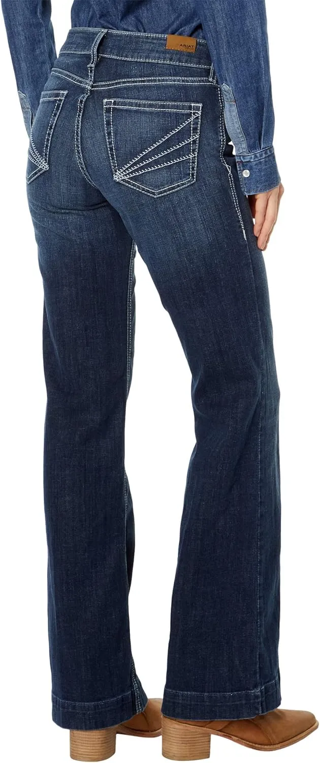 ARIAT Women's Trouser Perfect Rise Aisha Wide Leg Jean