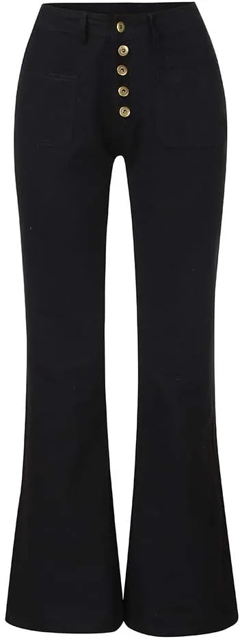 Bell Bottom Jeans for Women Long Skinny Flare Jeans Trendy Slim High Waisted Jean Trousers Fashion Stretch Denim