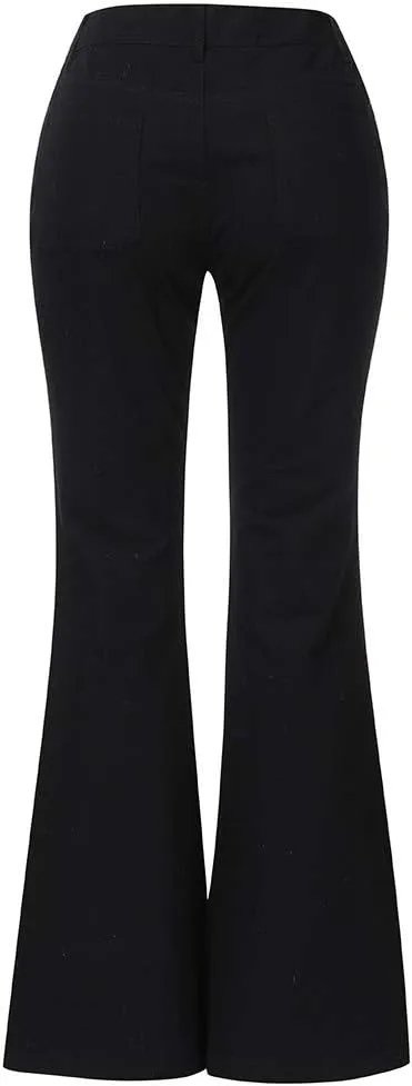 Bell Bottom Jeans for Women Long Skinny Flare Jeans Trendy Slim High Waisted Jean Trousers Fashion Stretch Denim