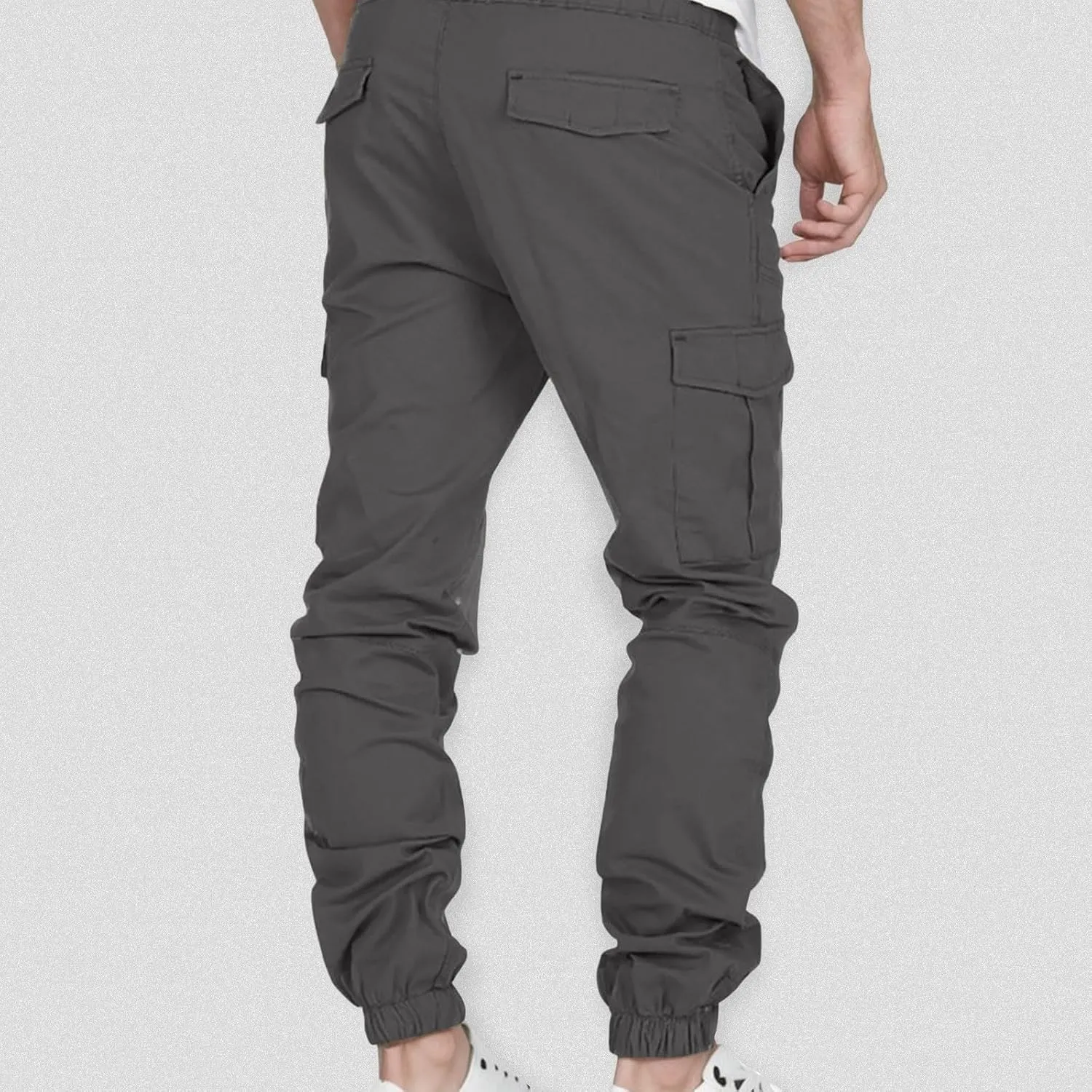 BIFUTON Cargo Pants for Men, Mens Heavyweight Cargo Pants Casual Jogger Athletic Pant Loose Fit Drawstring Running Sweatpants