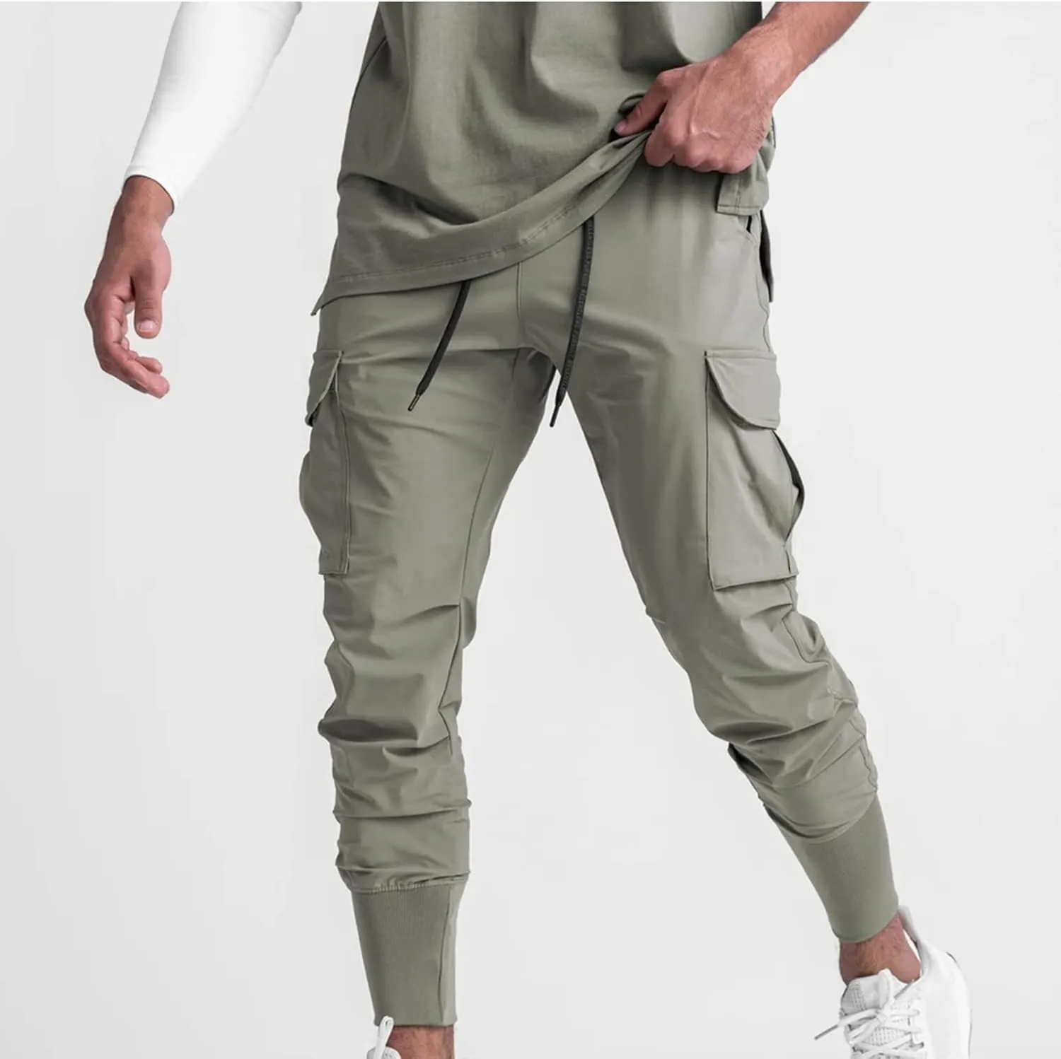BIFUTON Mens Sweatpants,Men's Outdoor Jogging Casual Pants Slim Fit Active Workout Gym Sweatpants for Running,Hiking,Fishing