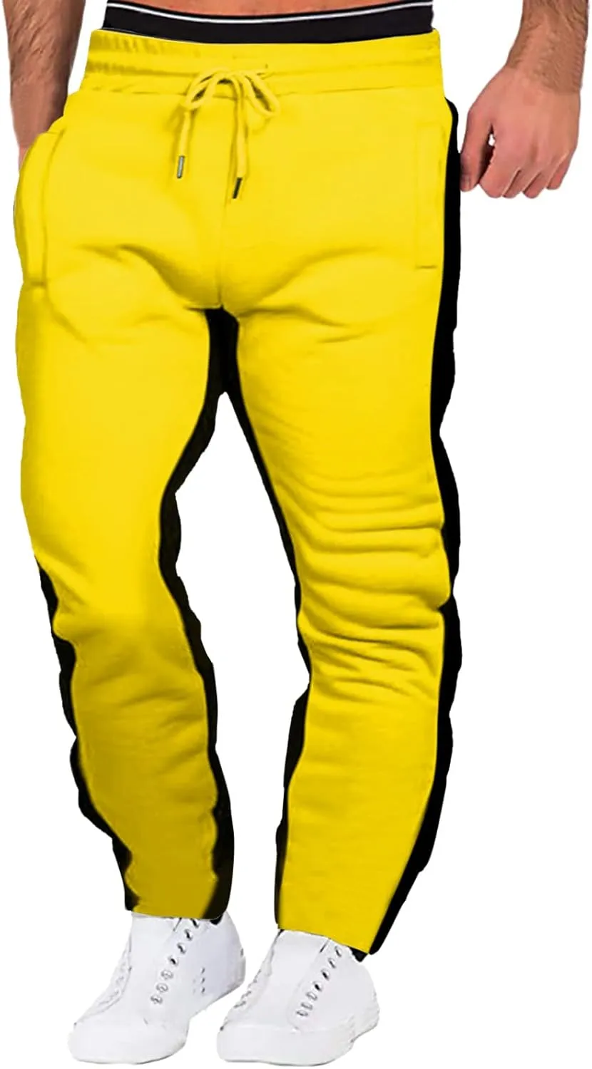 Big and Tall Sweatpants for Men Sweatpants with Zip Pockets Sports Trousers Men's Tear Away Trouser Basketball Track