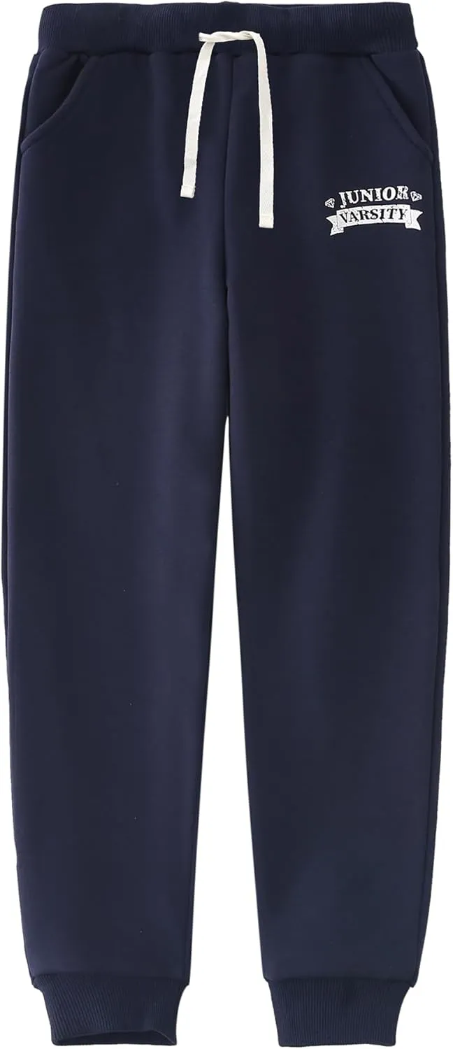 Boys Sweatpants, Joggers Pants with Drawstring, 2-8 Years