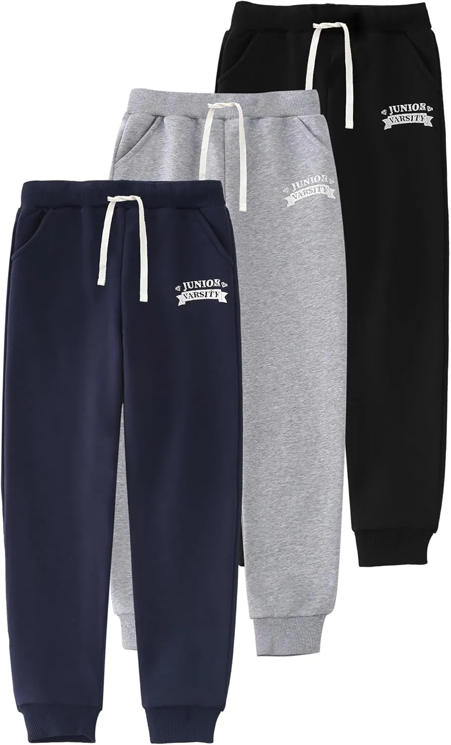 Boys Sweatpants, Joggers Pants with Drawstring, 2-8 Years