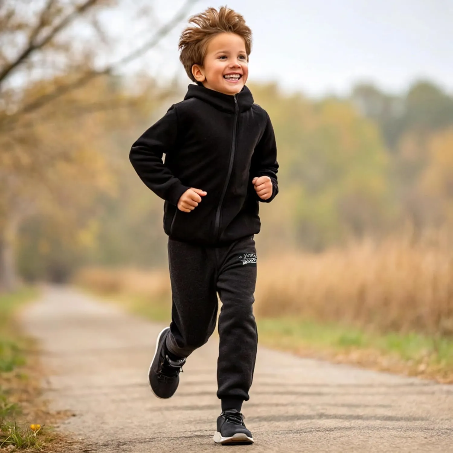 Boys Sweatpants, Joggers Pants with Drawstring, 2-8 Years