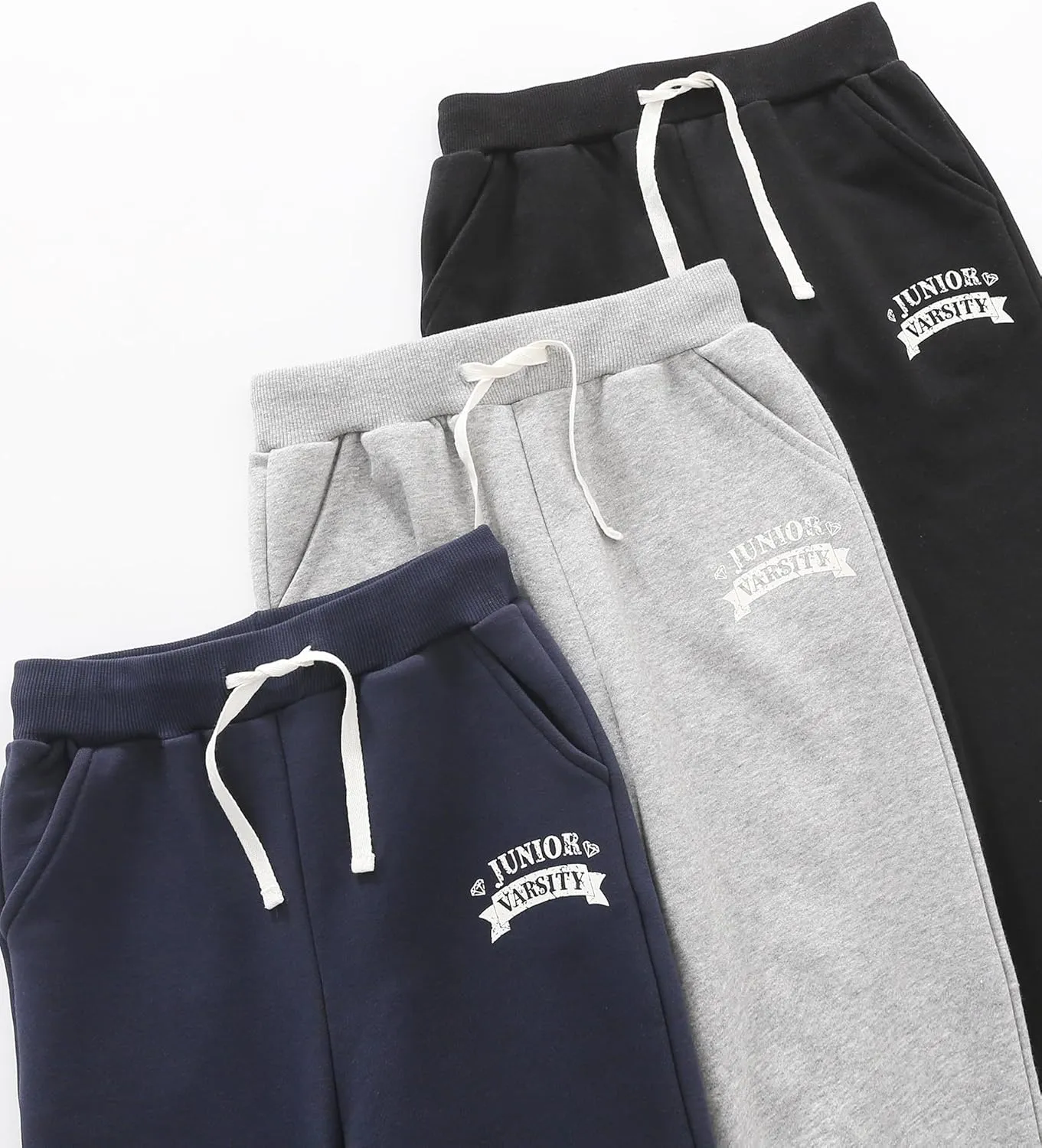 Boys Sweatpants, Joggers Pants with Drawstring, 2-8 Years