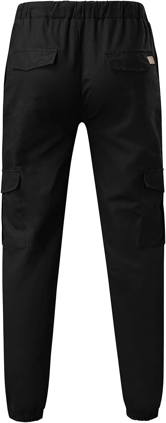 Cargo Pants for Men Baggy Water Resistant Ripstop Cargo Pants Lightweight EDC Hiking Work Pants Outdoor Apparel Men's
