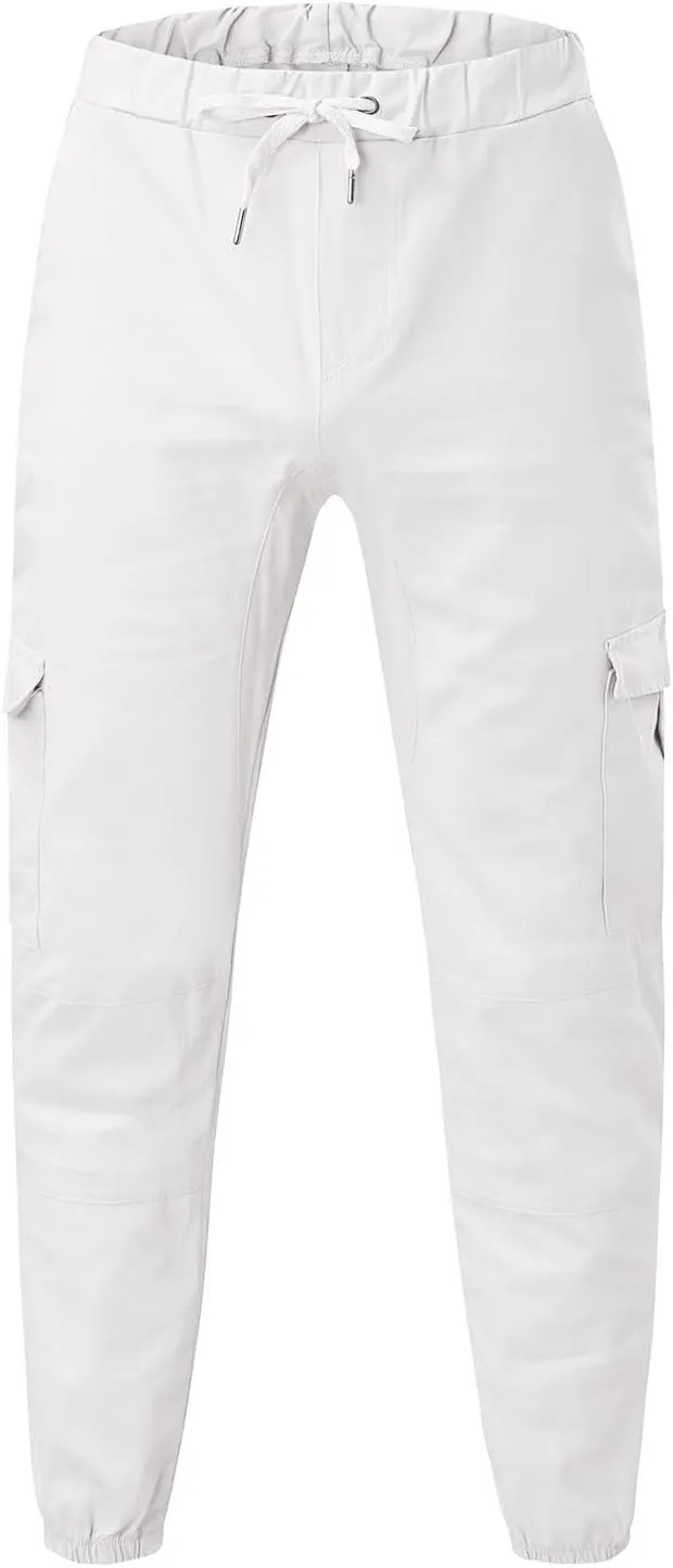 Cargo Pants for Men Baggy Water Resistant Ripstop Cargo Pants Lightweight EDC Hiking Work Pants Outdoor Apparel Men's