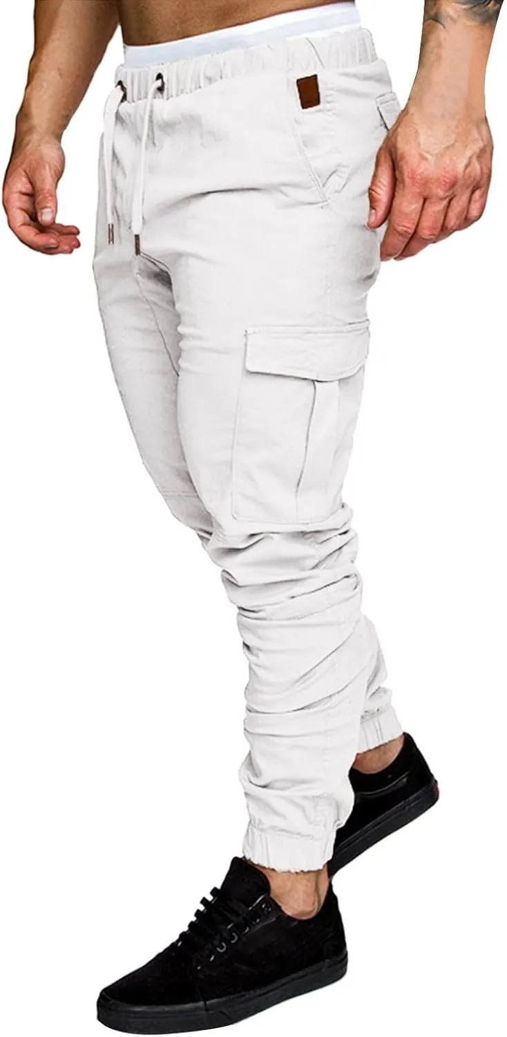 Cargo Pants for Men Baggy Water Resistant Ripstop Cargo Pants Lightweight EDC Hiking Work Pants Outdoor Apparel Men's
