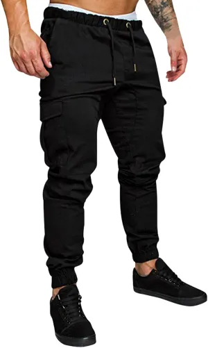 Cargo Pants for Men Baggy Water Resistant Ripstop Cargo Pants Lightweight EDC Hiking Work Pants Outdoor Apparel Men's