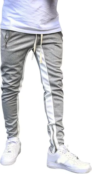 Cargo Pants for Men Big and Tall for Jogging Workout Gym Running Training Mens Open Bottom Sweatpants Workout Lounge