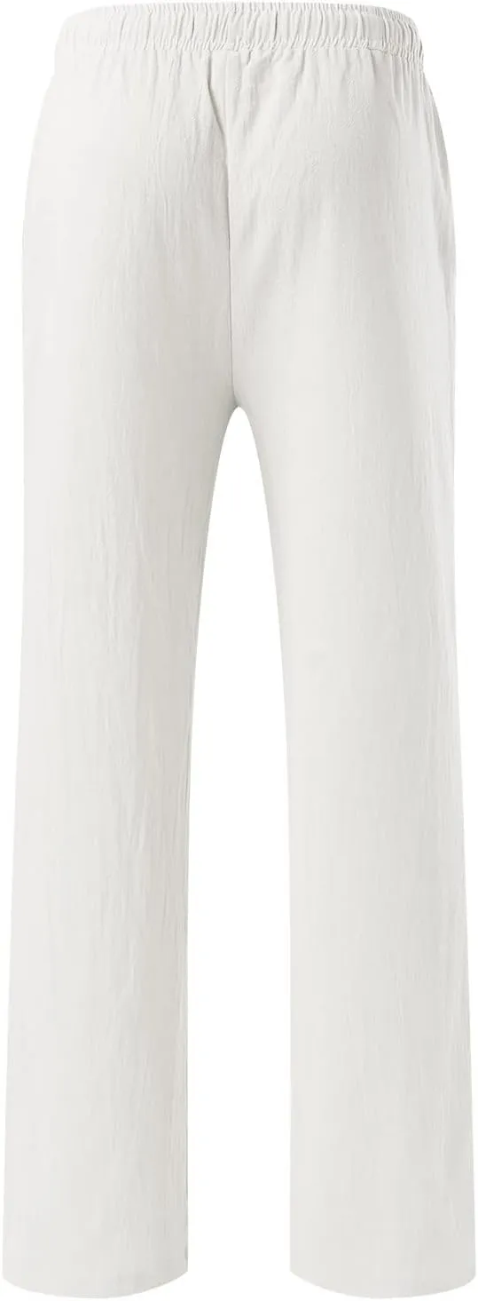 Cargo Pants for Men Relaxed Fit Big and Tall Casual Jogger Sweatpants Cargo Pants for Men Men's Work Lined Sweatpants