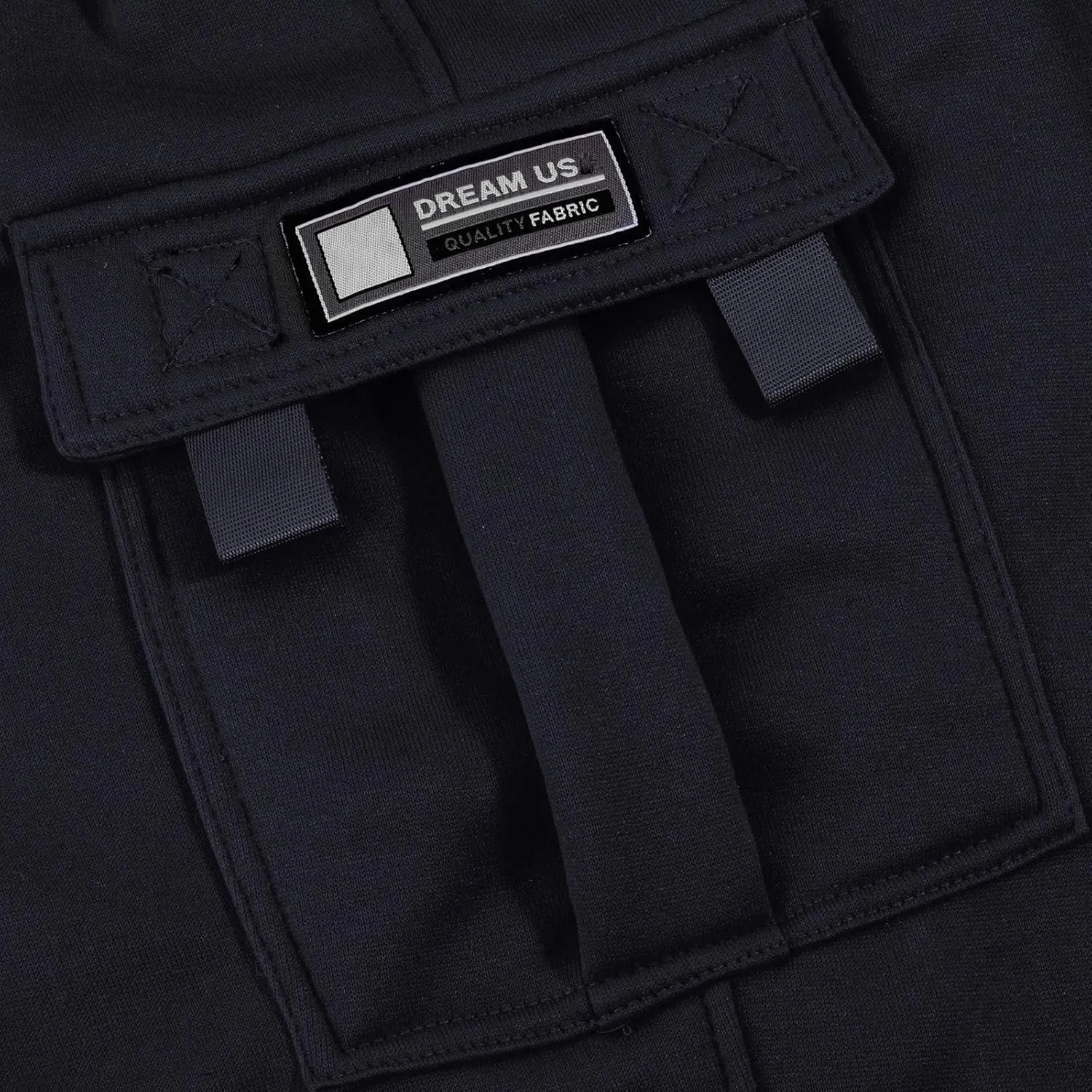 Cargo Sweatpants for Men Baggy Plus Size Drawstring Waist Joggers with Pockets Open Bottom Sweat Pants Cargo Pants
