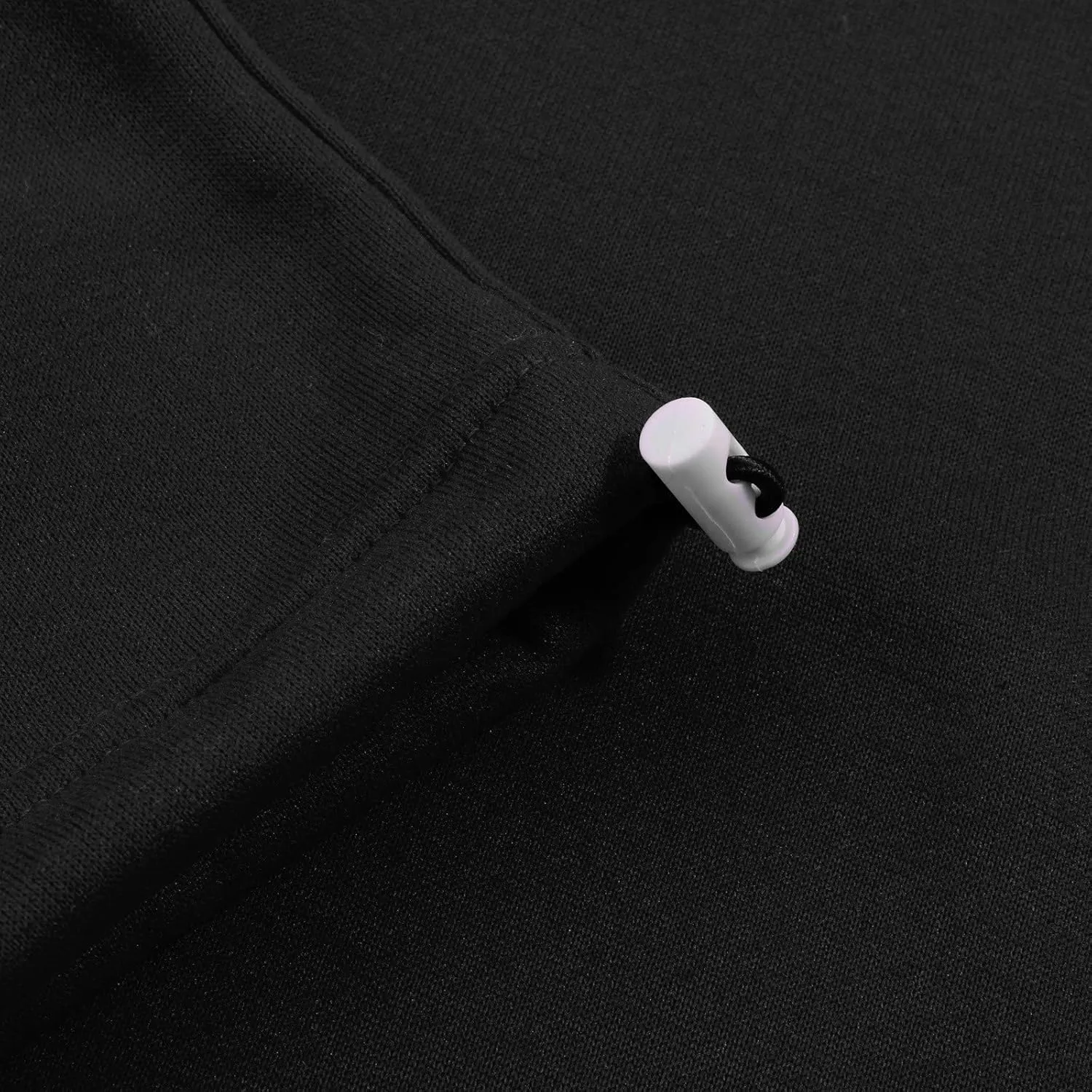 Casual Cargo Sweatpants for Men Plus Size Drawstring Waist Open Bottom Sweatpants Baggy Lounge Pants with Pockets