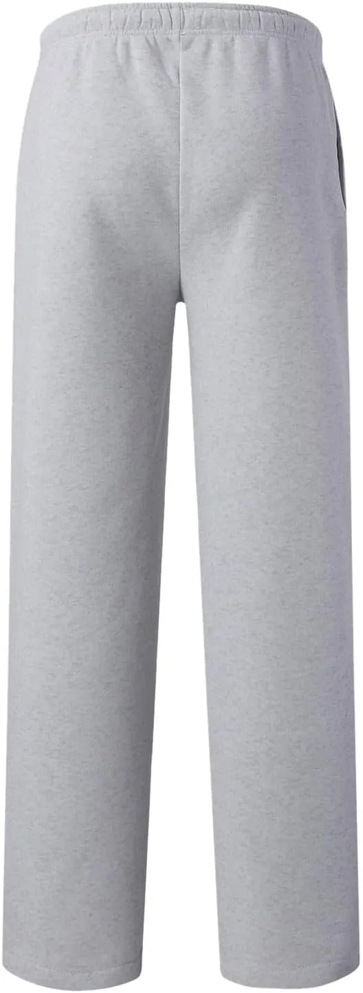 Classic Straight Leg Slacks Lady Travel Fall Elasticated Waist Overalls for Women Solid Color Fit Stretchy