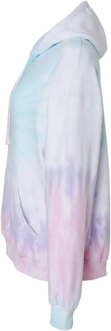 Colortone Tie Dye Cloud Fleece Hoodie for Women and Men - Loose Fit Fleece Sweatshirts