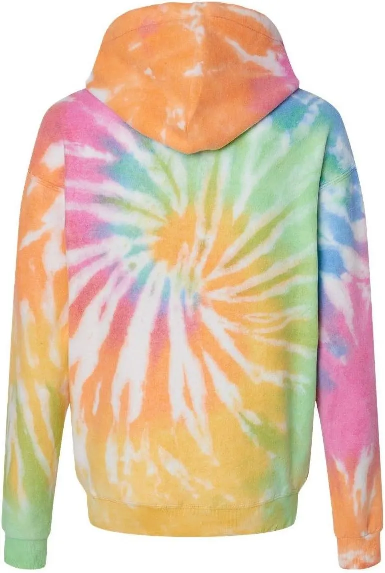 Colortone Tie Dye Cloud Fleece Hoodie for Women and Men - Loose Fit Fleece Sweatshirts