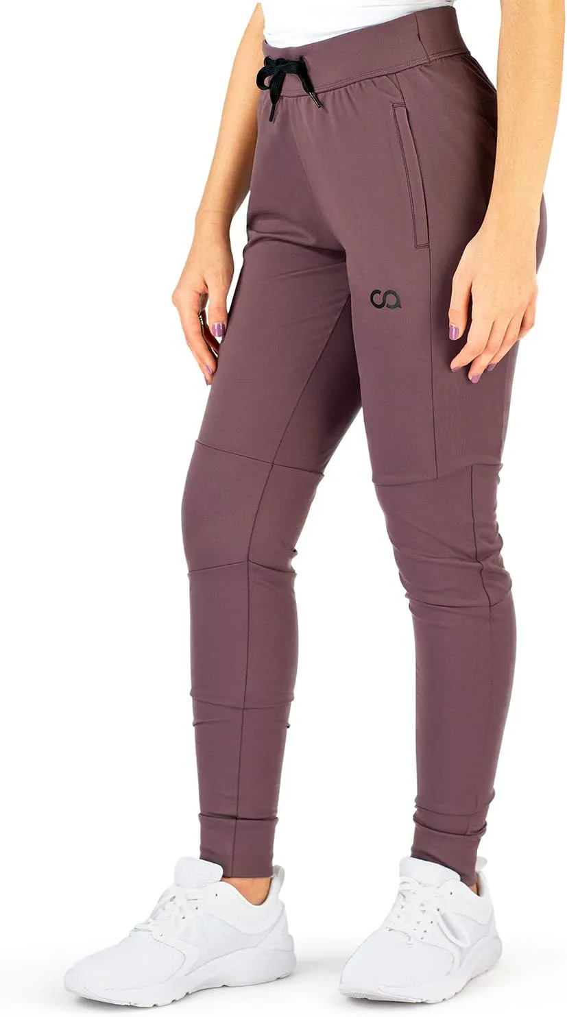 Contour Sweatpants for Women (Hydrafit) Joggers for Women, Luxury Yoga Pants with Zipper Pockets
