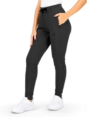 Contour Sweatpants for Women (Hydrafit) Joggers for Women, Luxury Yoga Pants with Zipper Pockets