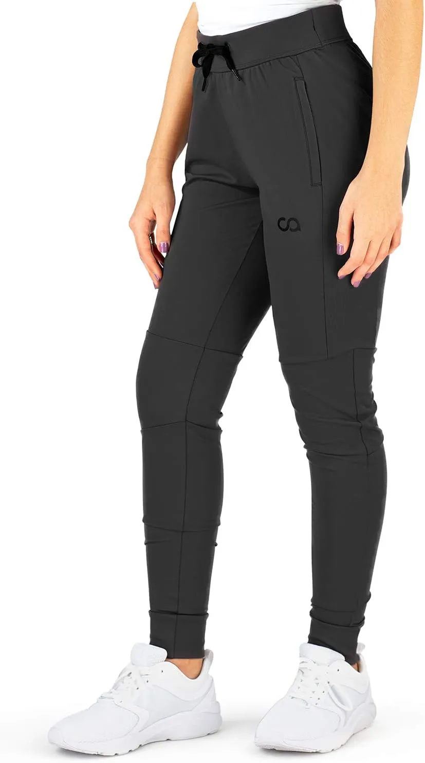 Contour Sweatpants for Women (Hydrafit) Joggers for Women, Luxury Yoga Pants with Zipper Pockets