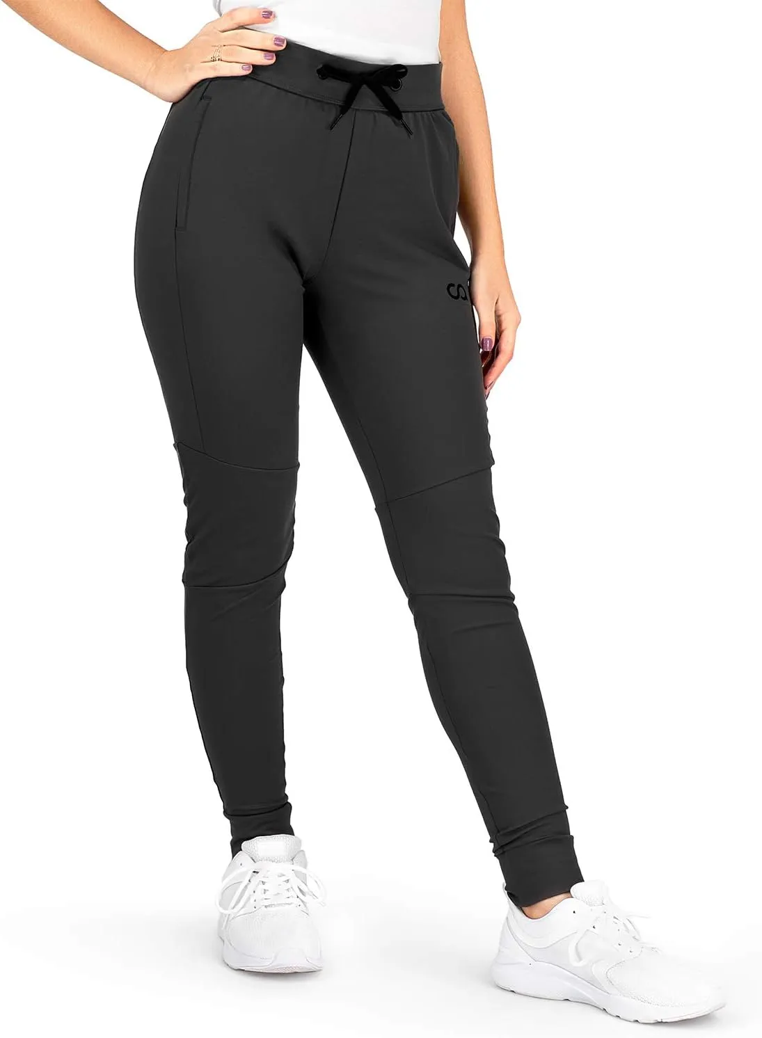 Contour Sweatpants for Women (Hydrafit) Joggers for Women, Luxury Yoga Pants with Zipper Pockets