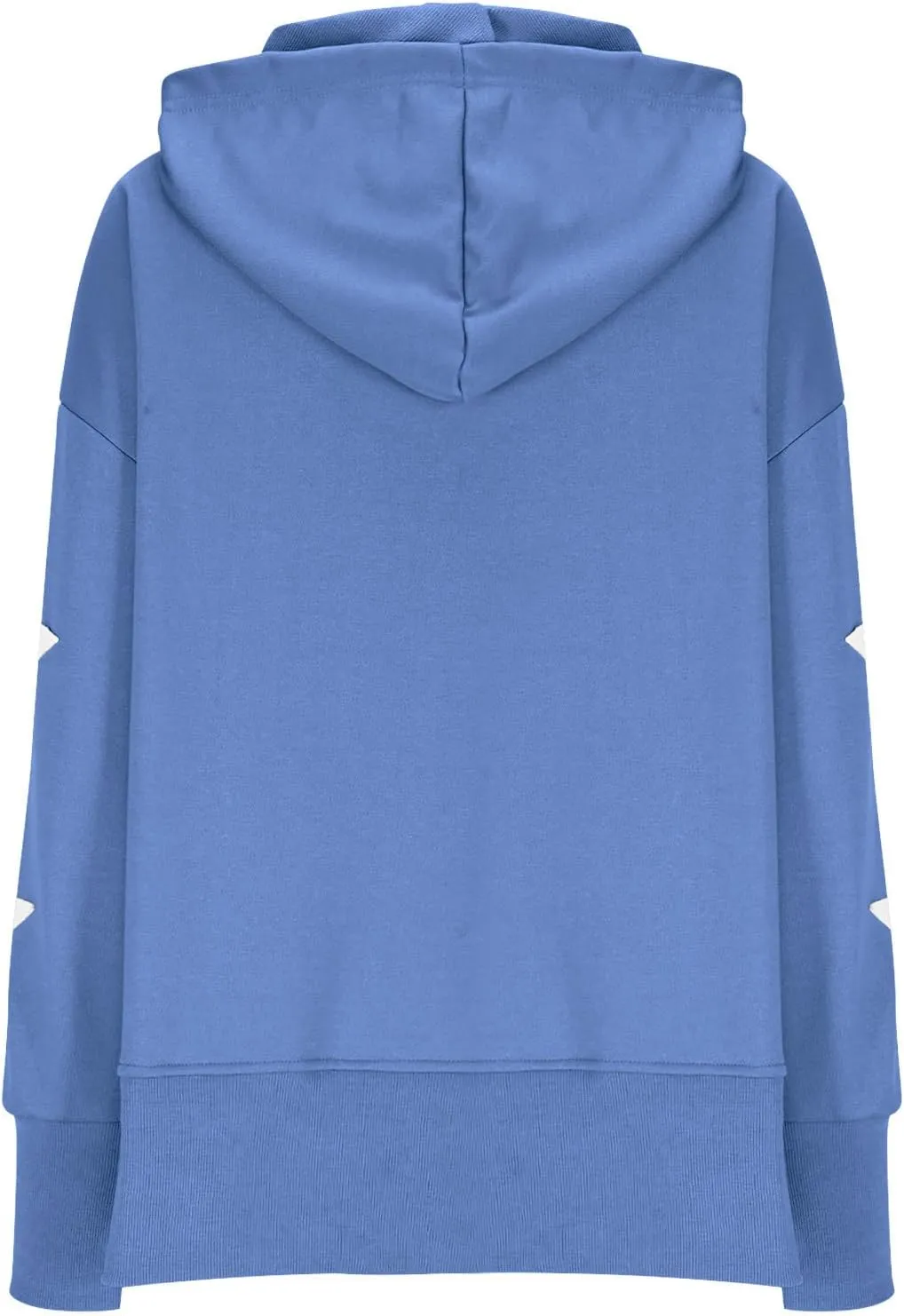 Cute Hoodies For Women Trendy 2024 Oversized Star Print Hooded Sweatshirt Side Slit Fall Pullover Tops y2k Clothes