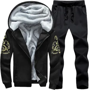 Deportivos para New Men's Baseball Wear Casual Cardigan Coat Matching Color Sports Pants Suit Sweat Pants Sweat