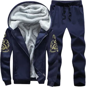 Deportivos para New Men's Baseball Wear Casual Cardigan Coat Matching Color Sports Pants Suit Sweat Pants Sweat