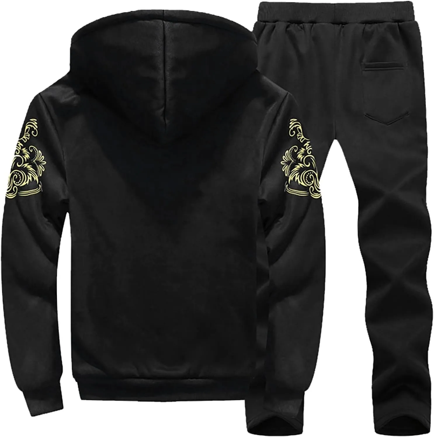 Deportivos para New Men's Baseball Wear Casual Cardigan Coat Matching Color Sports Pants Suit Sweat Pants Sweat