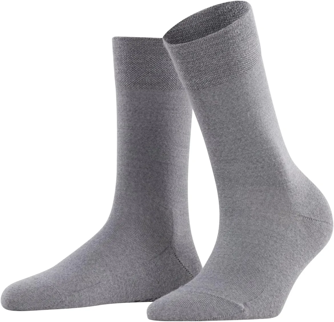 Falke, Womens, Sensitive Berlin Sock, Light Grey Melange, 5-7.5