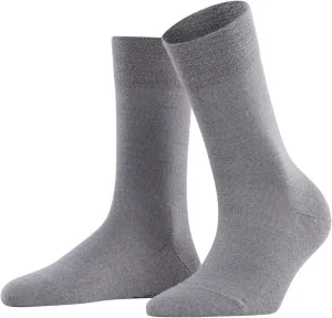 Falke, Womens, Sensitive Berlin Sock, Light Grey Melange, 5-7.5