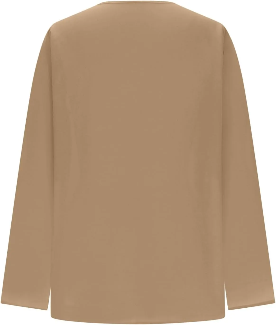 Fall Tops for Women 2024 Rolled Up Long Sleeve V Neck Button Down T Shirts Business Casual Work Chiffon Tunic Blouse