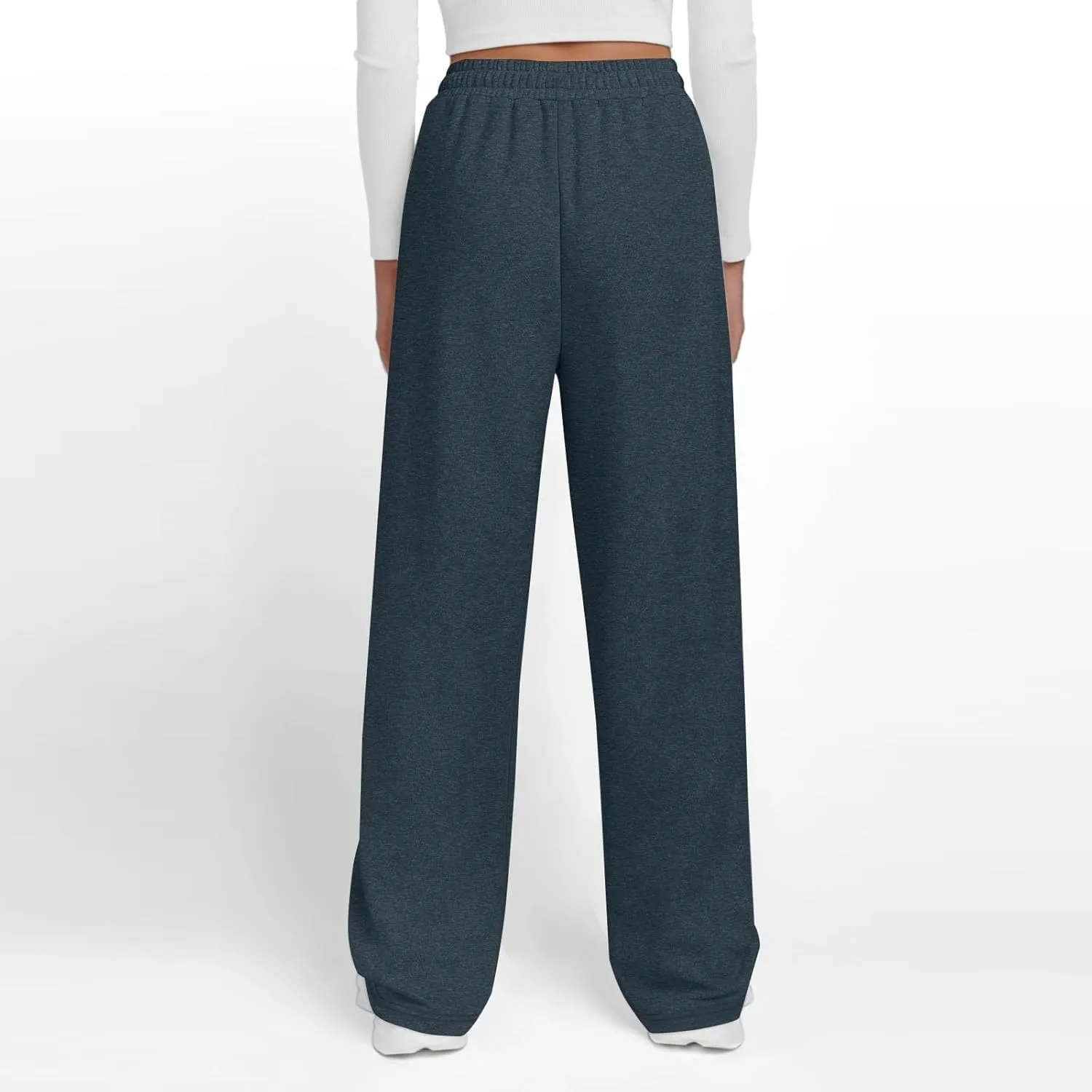 Fleece Sweatpants Women Comfy Soft High Waisted Joggers Baggy Sweatpants Athletic Elastic Waist Pants