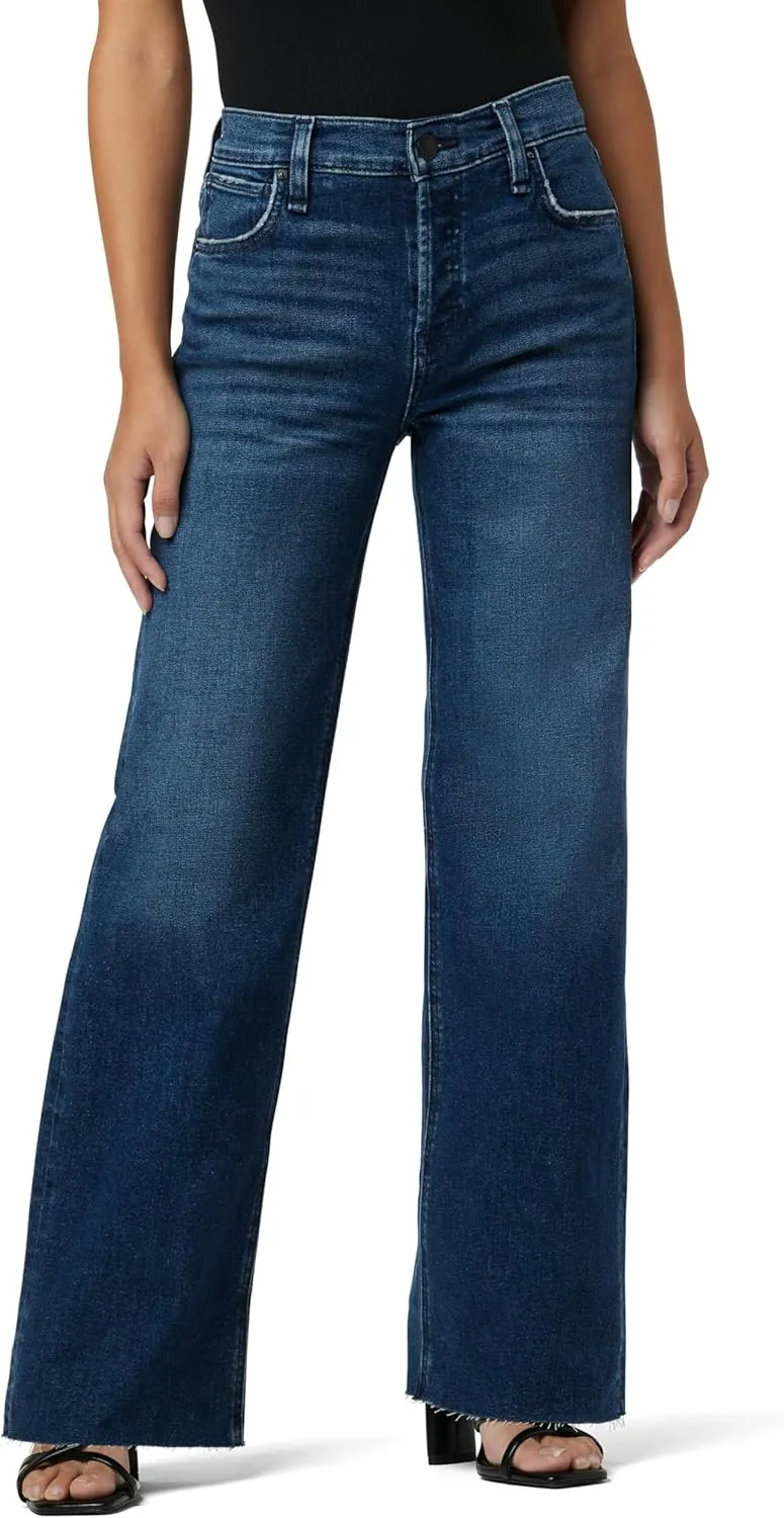 HUDSON Women's Rosie Petite High Rise Wide Leg Jean