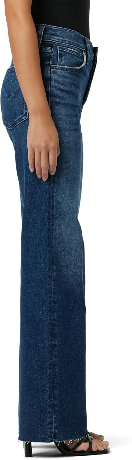 HUDSON Women's Rosie Petite High Rise Wide Leg Jean